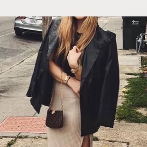 Leather Blazer